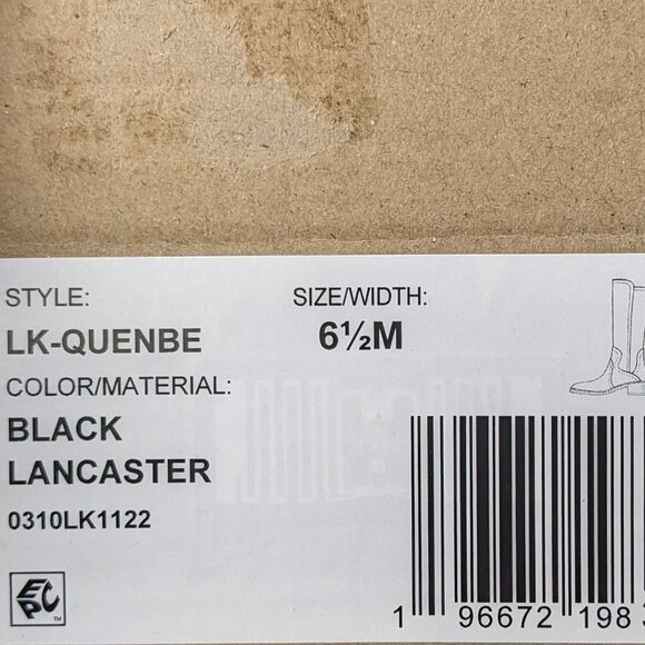 Lucky Brand Quenbe Tall Riding Boots, Black Leather, Women's 6.5 M - Picture 7 of 7